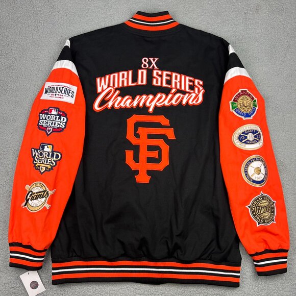 G-III Other - San Francisco Giants Varsity Jacket Mens 2XL XXL Black World Series G-III GIII